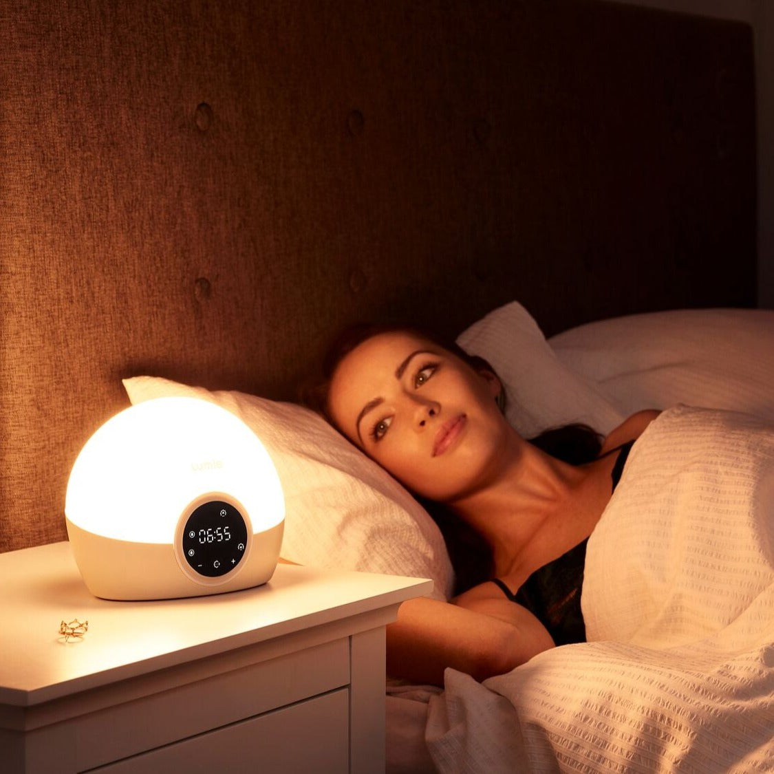 Lumie Bodyclock Spark giver dig en lettere opvågning. Wake-up lampe. Høj kvalitet. Godkendt som Medicinsk Udstyr.
